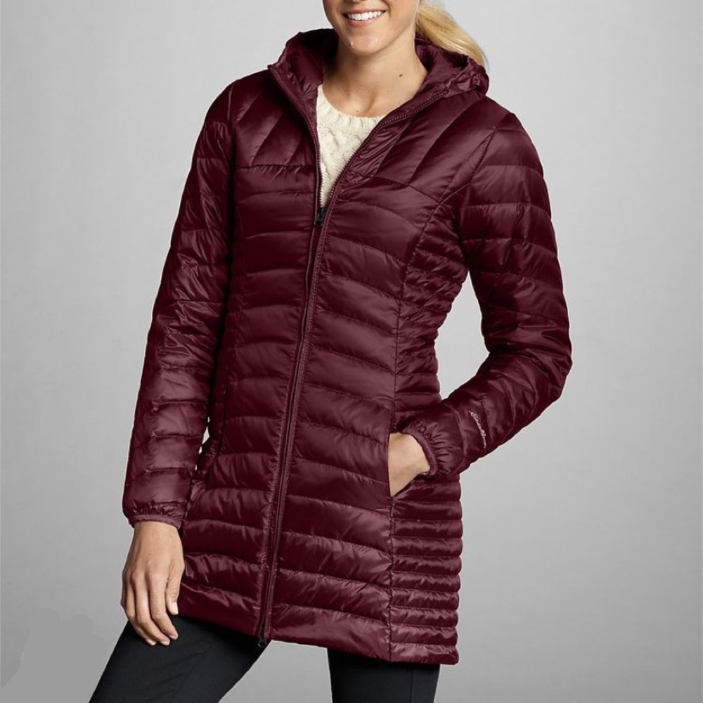 Eddie Bauer Hooded Down Parka Coat